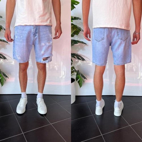 Шорты i8denim (29-36) 2269 l.blue (лето) i8denim 2269 l.blue