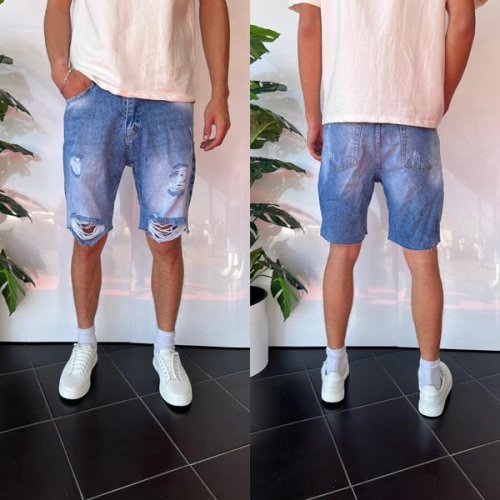 Шорты i8denim (29-36) 2282 blue (лето) i8denim 2282 blue