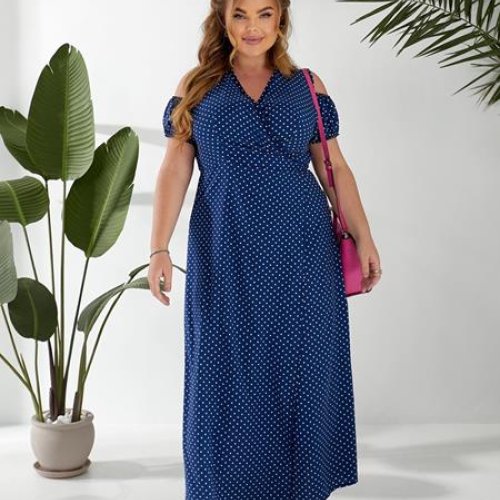 Платье BAT (48-58) 358 navy (лето) BAT 358 navy