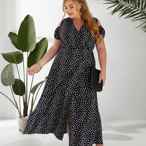 Платье BAT (48-58) 358 black (лето) BAT 358 black