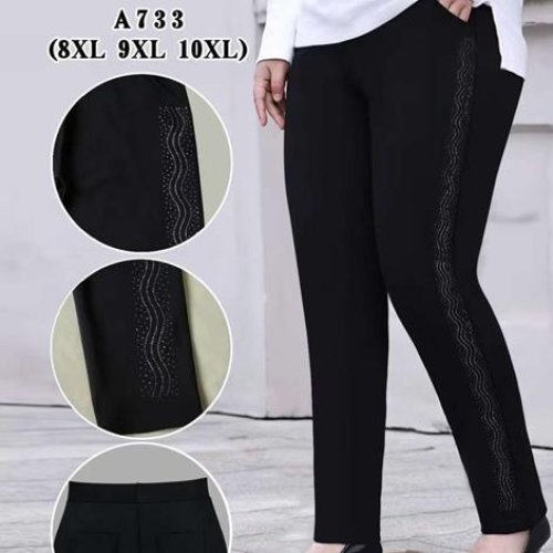 Штаны Hoan (8XL-10XL) A733 black (деми) Hoan A733 black