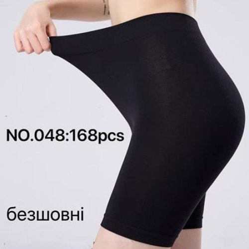 Велосипедки АнЯ (M-4XL) 048 black (лето) АнЯ 048 black