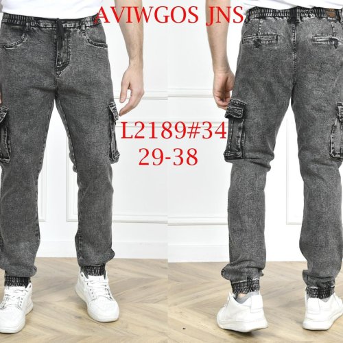 Джинсы God Baron (29-38) L2189 black (деми) God Baron L2189 black