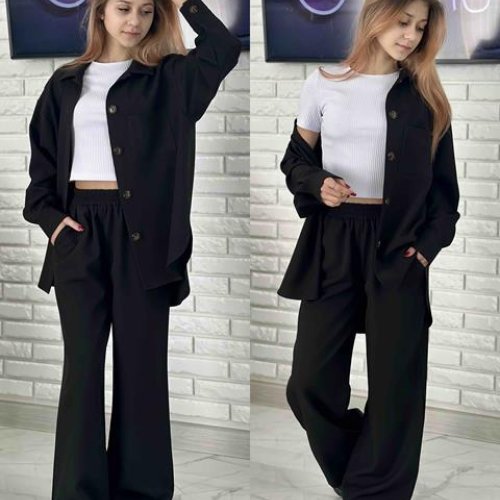 Костюм Karolina (34-42) KR21 black (деми) Karolina KR21 black