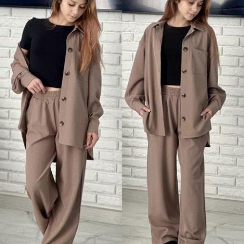Костюм Karolina (34-42) KR23 brown (деми) Karolina KR23 brown