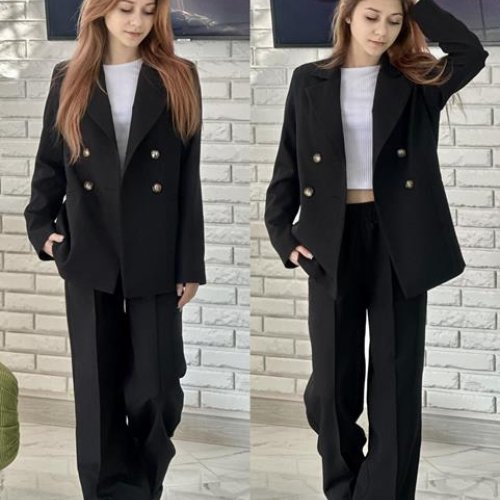 Костюм Karolina (32-42) KR69 black (деми) Karolina KR69 black