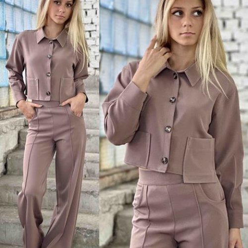 Костюм Karolina (32-42) KR91 brown (деми) Karolina KR91 brown