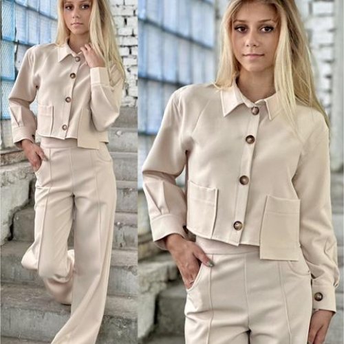 Костюм Karolina (32-42) KR95 l.beige (деми) Karolina KR95 l.beige