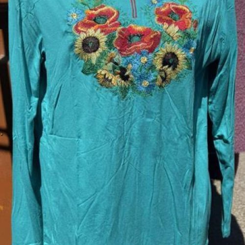 Вышиванка Sport style (S-2XL) 022 l.blue (деми) Sport style 022 l.blue