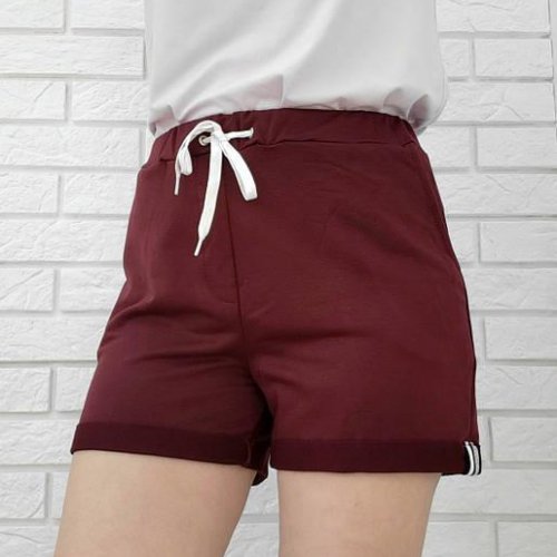 Шорты Sport style (XL-4XL) 0621 wine (лето) Sport style 0621 wine