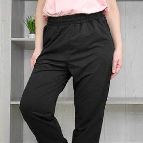 Штаны спорт Sport style (XL-4XL) 10023 black-old-4 (деми) Sport style 10023 black-old-4