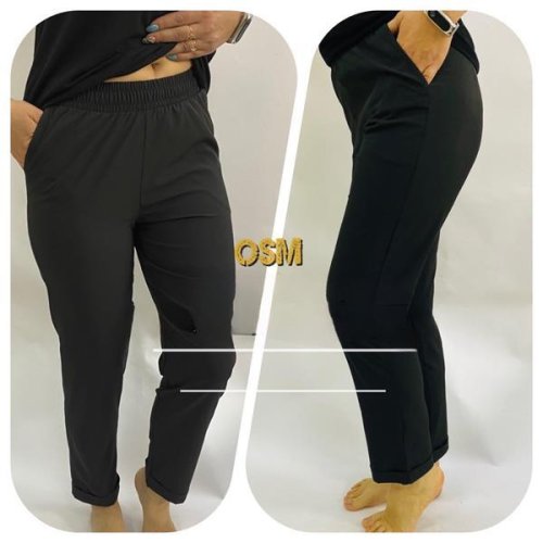 Штаны Sport style (S-XL) 5186 black (деми) Sport style 5186 black