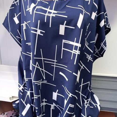 Футболка Galina (60-64) 541-3 navy (лето) Galina 541-3 navy