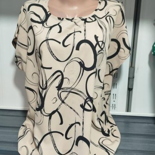 Футболка Galina (60-64) 541-13 beige (лето) Galina 541-13 beige