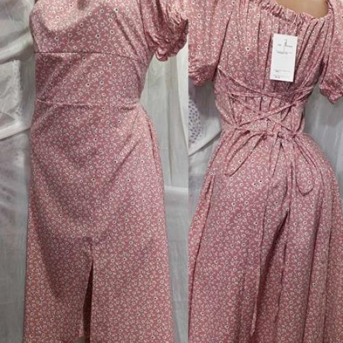 Платье Galina (48-54) 574 powder (лето) Galina 574 powder