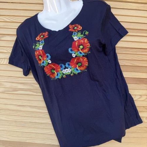 Вышиванка Sport style (S-2XL) 022 navy (лето) Sport style 022 navy