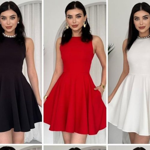 Платье Dream (44-48) DM21 red (лето) Dream DM21 red