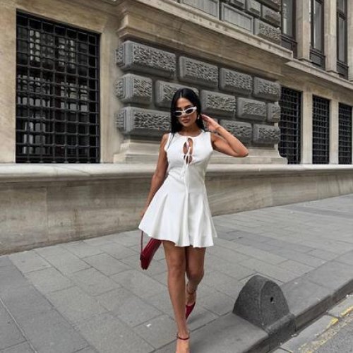 Платье Dream (44-48) DM24 white (лето) Dream DM24 white