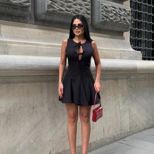 Платье Dream (44-48) DM25 black (лето) Dream DM25 black