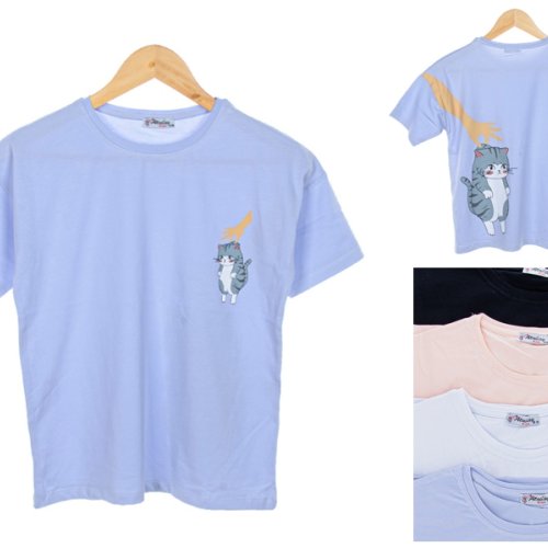 Футболка OL (8-12) WNG10774-2 mix (8-12) (лето) OL WNG10774-2 mix (8-12)