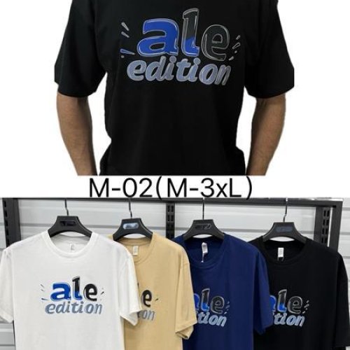 Футболка Annet (M-3XL) RZ-M02 beige (лето) Annet RZ-M02 beige