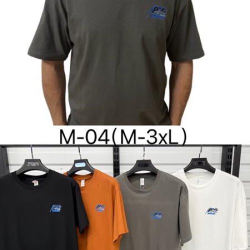 Футболка Annet (M-3XL) RZ-M04 grey (лето) Annet RZ-M04 grey