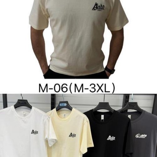 Футболка Annet (M-3XL) RZ-M06 grey (лето) Annet RZ-M06 grey