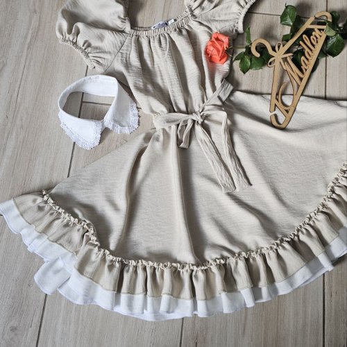 Платье Ariamo (140-164) A8 beige (лето) Ariamo A8 beige