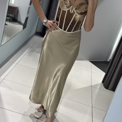 Юбка Comod (M-XL) 1229 beige (лето) Comod 1229 beige