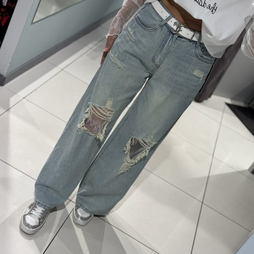 Джинсы Comod (S-XL) 955 l.blue (деми) Comod 955 l.blue