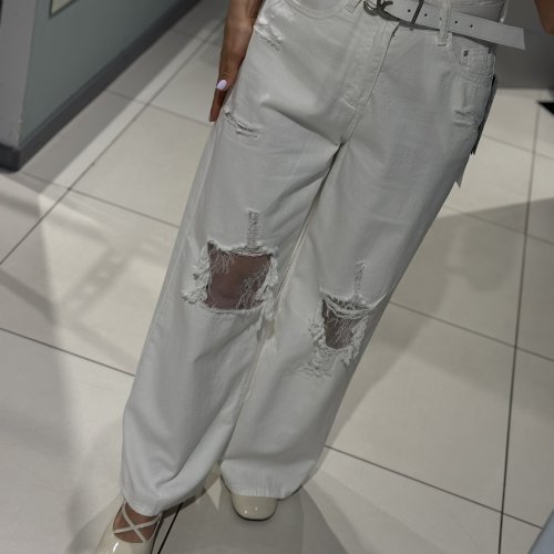 Джинсы Comod (S-XL) 955 white (лето) Comod 955 white