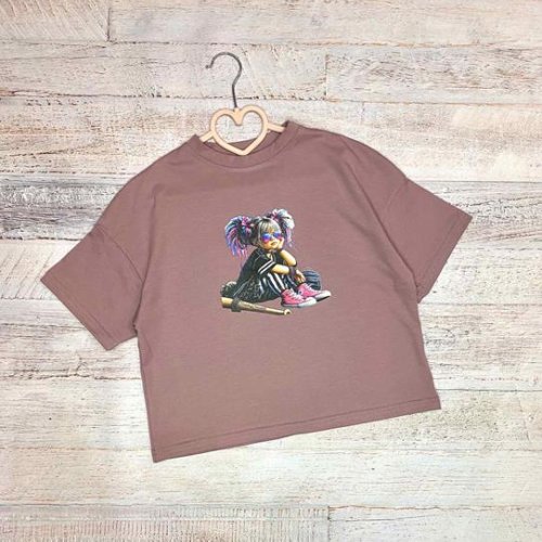 Футболка LiMa kids (134-158) LM42 brown (лето) LiMa kids LM42 brown