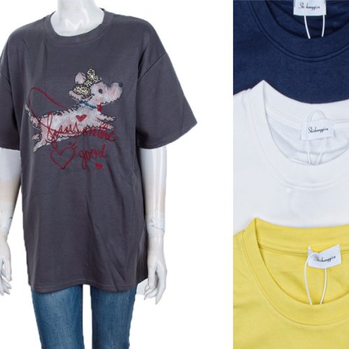 Футболка BIG clothes (one size) 4064-1207 mix (лето) BIG clothes 4064-1207 mix