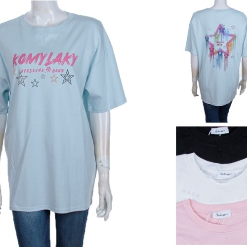 Футболка BIG clothes (one size) 4064-1208-6 mix (лето) BIG clothes 4064-1208-6 mix