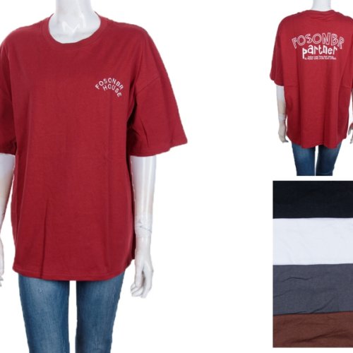 Футболка BIG clothes (one size) 4064-7205 mix (лето) BIG clothes 4064-7205 mix