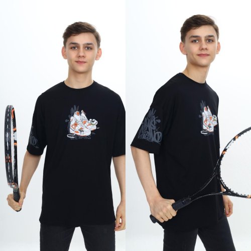 Футболка MMZ (10-14) M183 black (лето) MMZ M183 black