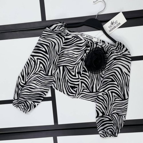 Блузка Kosmy (128-152) K21 white (деми) Kosmy K21 white