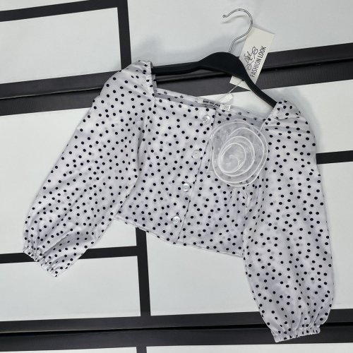 Блузка Kosmy (128-152) K22 white (деми) Kosmy K22 white