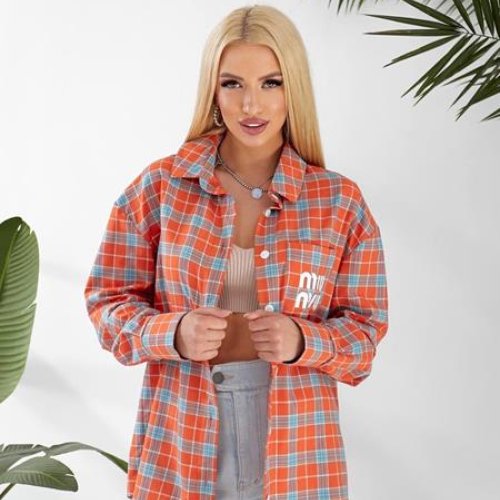 Рубашка Lelis (42-48) 1050 orange (деми) Lelis 1050 orange