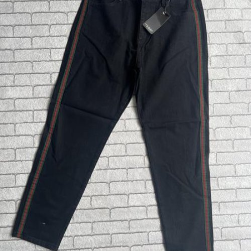 Джинсы Valentina (32-42) VL82 black (деми) Valentina VL82 black