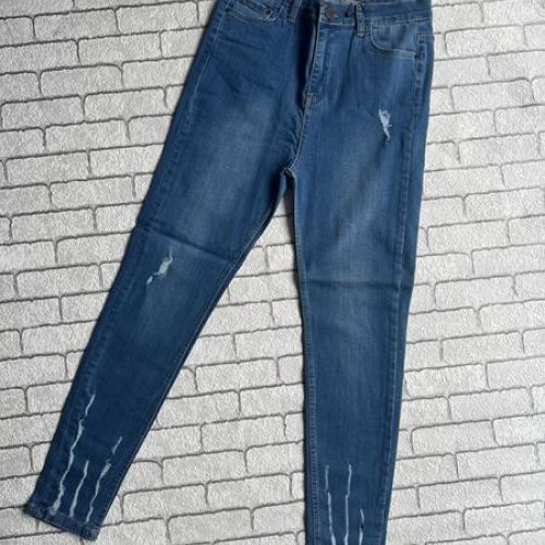 Джинсы Valentina (S-XL) VL83 l.blue (деми) Valentina VL83 l.blue