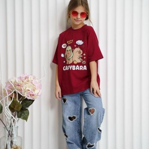 Футболка Ariamo (116-140) A12 red (лето) Ariamo A12 red