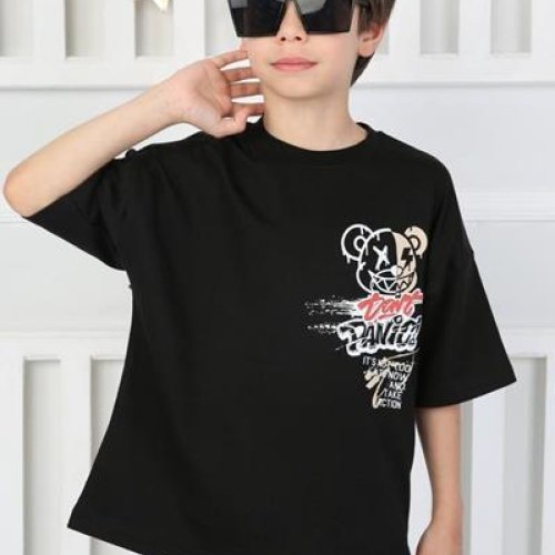 Футболка MMZ (5-9) M299 black (лето) MMZ M299 black