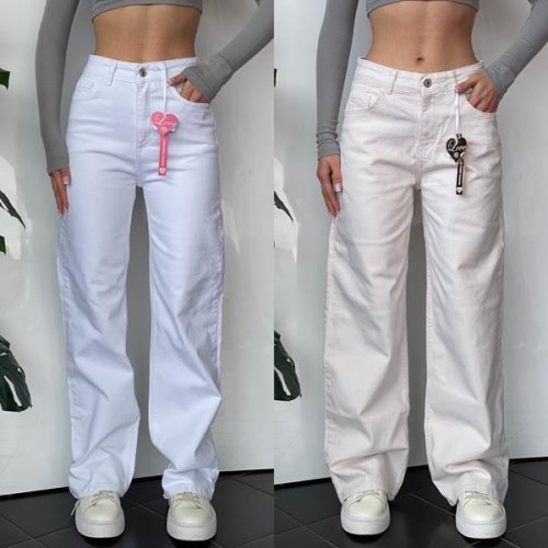 Джинсы Phi Hung (25-30) P54 white (деми) Phi Hung P54 white