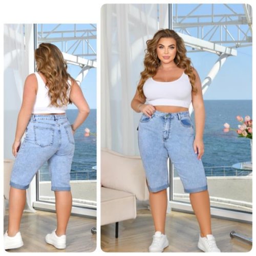 Бриджи Lady N (30-36) 087-1 l.blue (лето) Lady N 087-1 l.blue