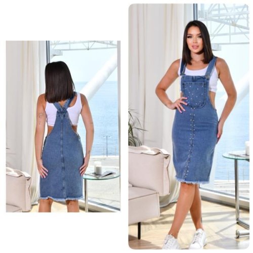 Комбинезон Lady N (S-L) 70375 blue (лето) Lady N 70375 blue