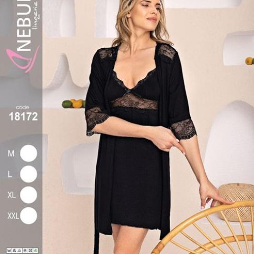 Комплект Vehuiah (M-2XL) 18172 black (лето) Vehuiah 18172 black