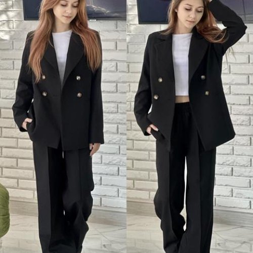 Костюм Karolina (32-42) KR210 black (деми) Karolina KR210 black