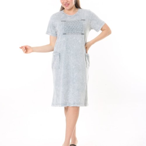 Платье Alberk (56-62) 4083 l.grey (лето) Alberk 4083 l.grey