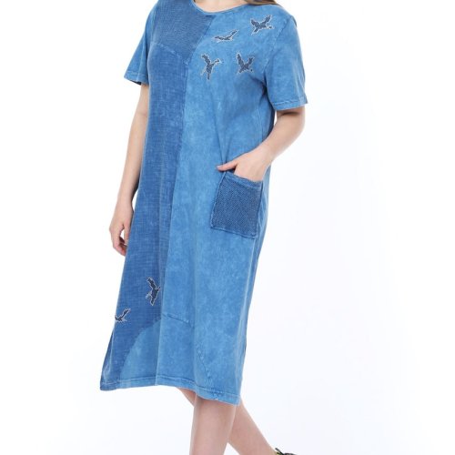 Платье Alberk (56-62) 6004 l.blue (лето) Alberk 6004 l.blue